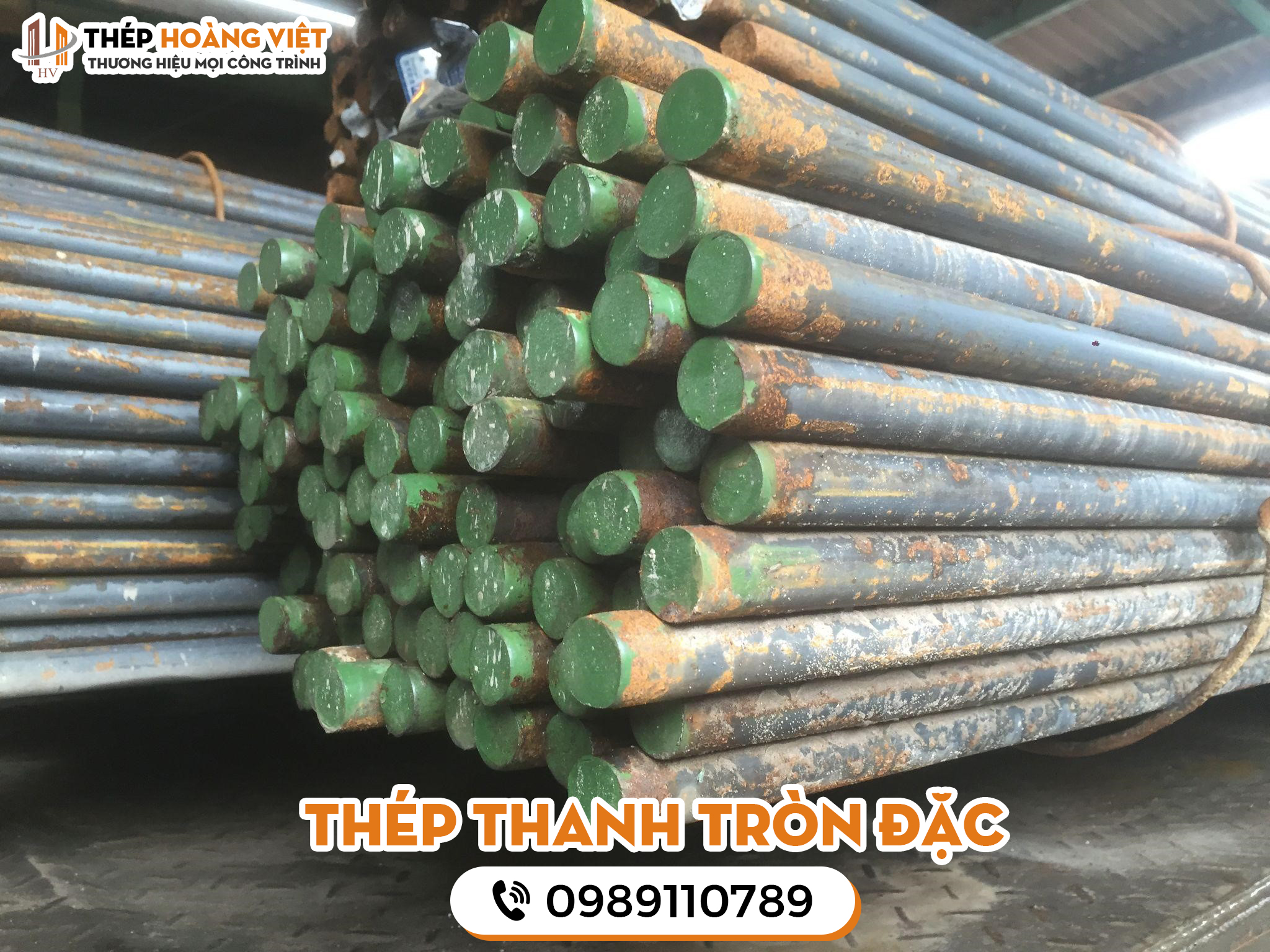 Thép thanh tròn đặc chất lượng cao tại thép Hoàng Việt